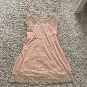 vintage peach slip